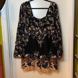 Free People bell sleeve dress